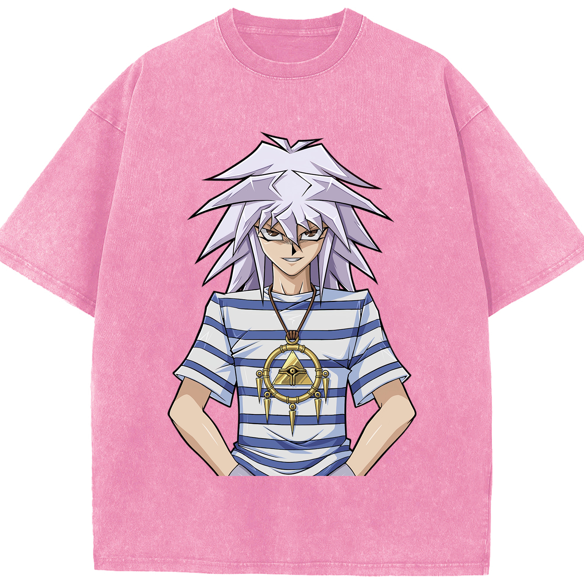 （画像用） 遊☆戯☆王 Yu-Gi-Oh! 綿100% ヴィンテージ風 半袖Tシャツ（フロントプリント）